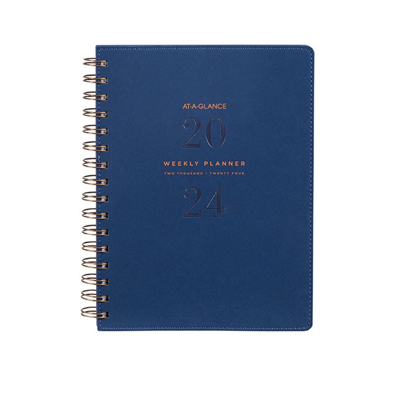 At-A-Glance Signature Diary A5 Wtv 2024 Navy AAG300424