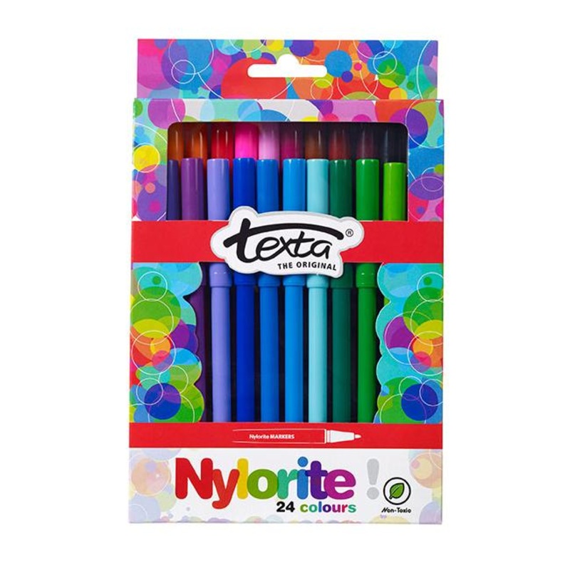 Texta nylorite colouring marker pk24