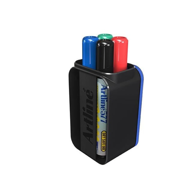 Artline 577 whiteboard marker eraser cup pack