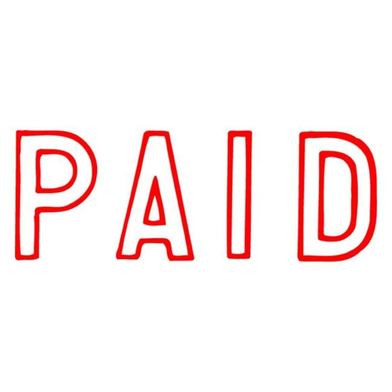 Xstamper cx-bn 1005 paid red