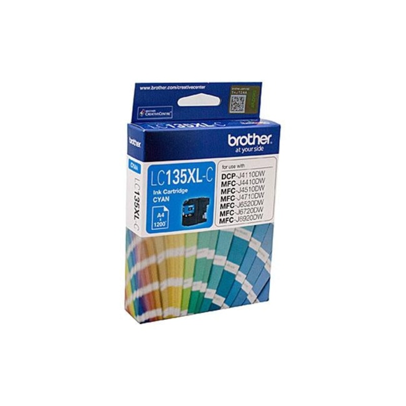 Brother LC135XL Cyan Ink Cart