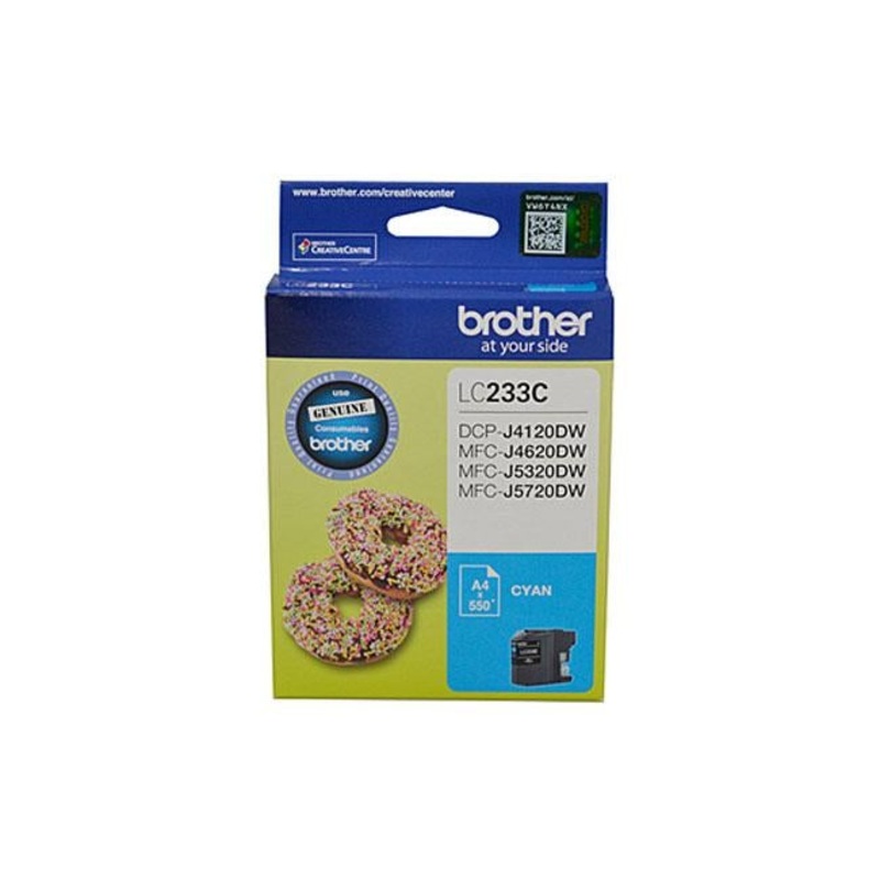 Brother LC233 Cyan Ink Cart