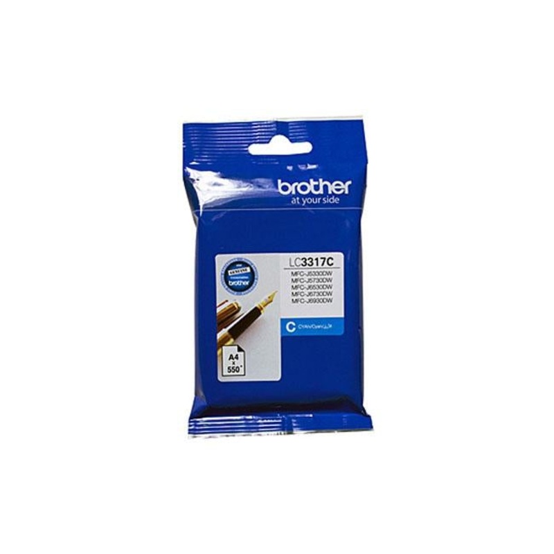 Brother LC3317 Cyan Ink Cart