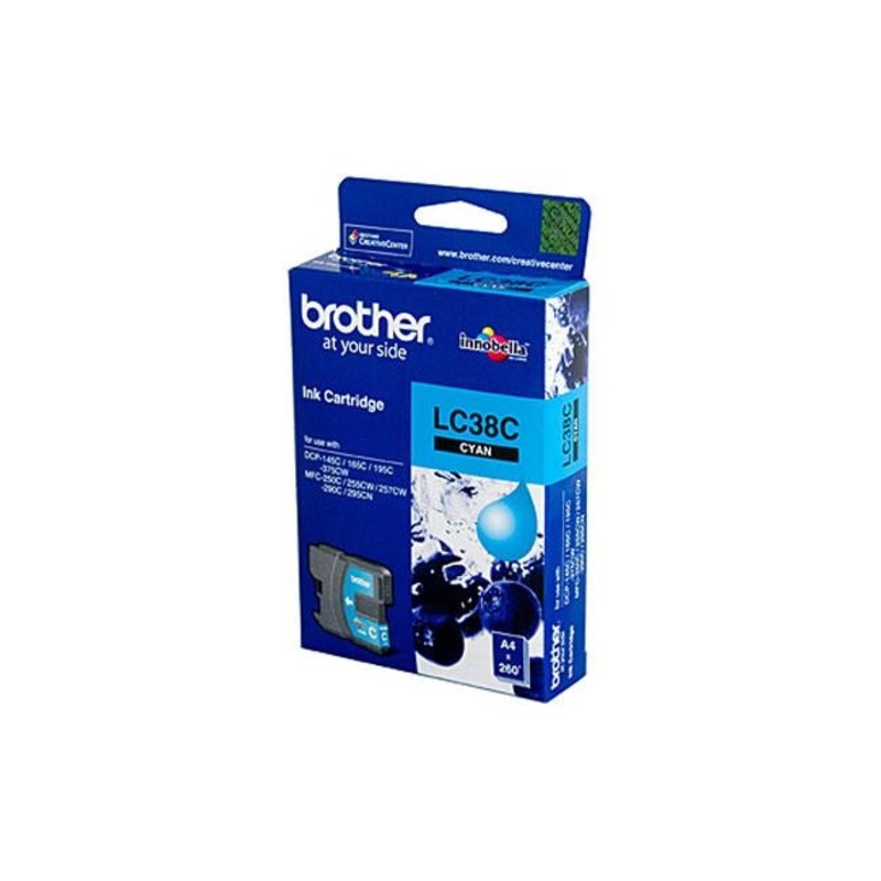 Brother LC38 Cyan Ink Cart