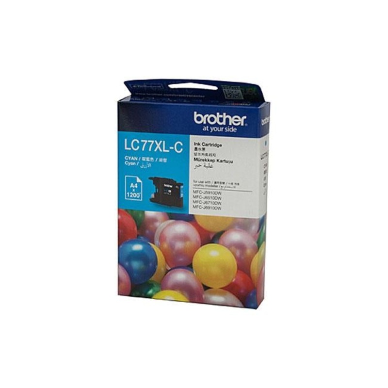 Brother LC77XL Cyan Ink Cart