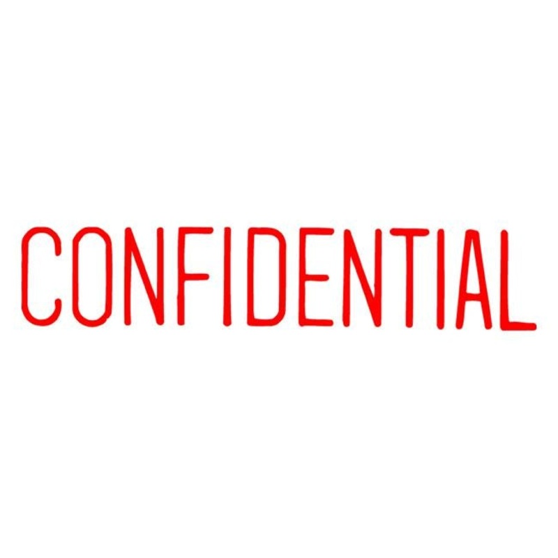 Xstamper cx-bn 1130 confidential red