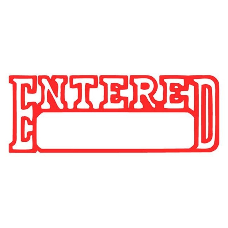 Xstamper cx-bn 1205 entered/date red