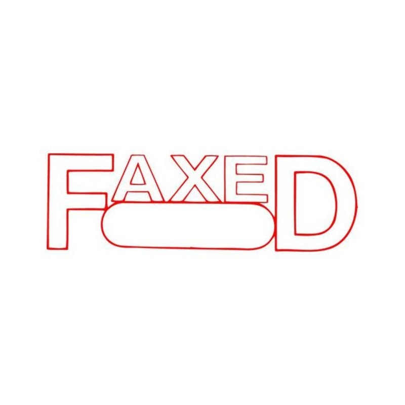 Xstamper cx-bn 1350 faxed/date red