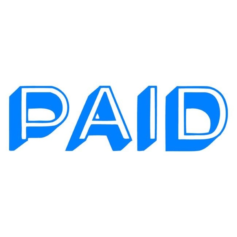 Xstamper cx-bn 1357 paid blue