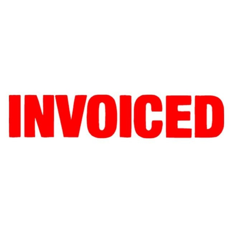 Xstamper cx-bn 1532 invoiced red