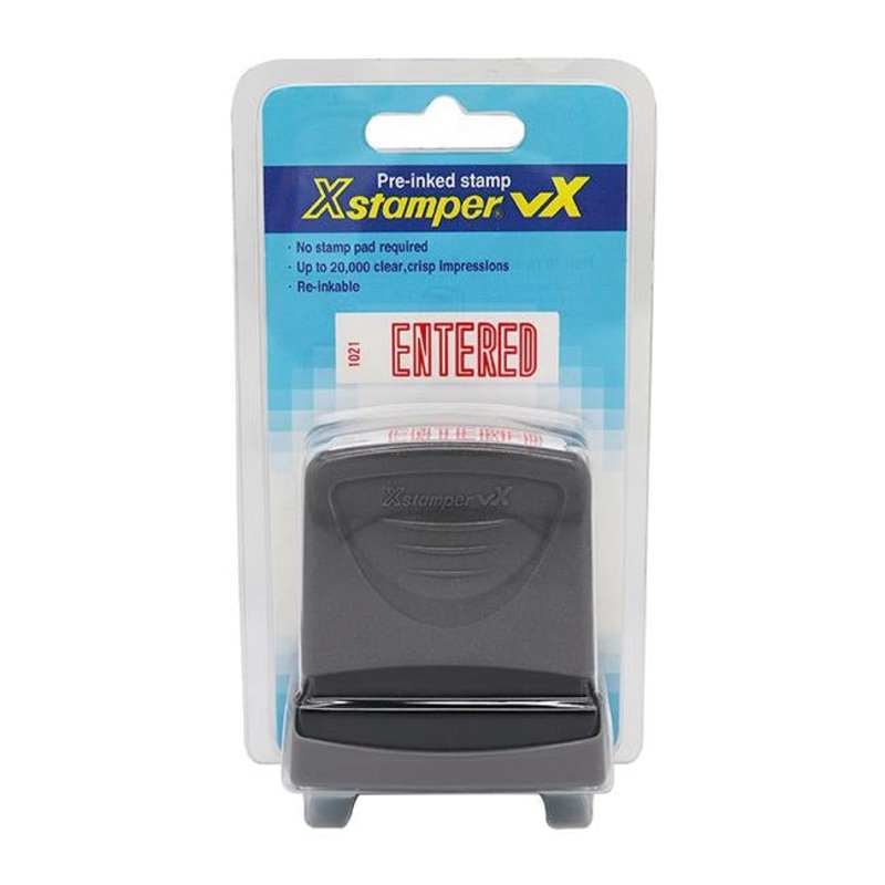 Xstamper vx-b 1021 entered hangsell red