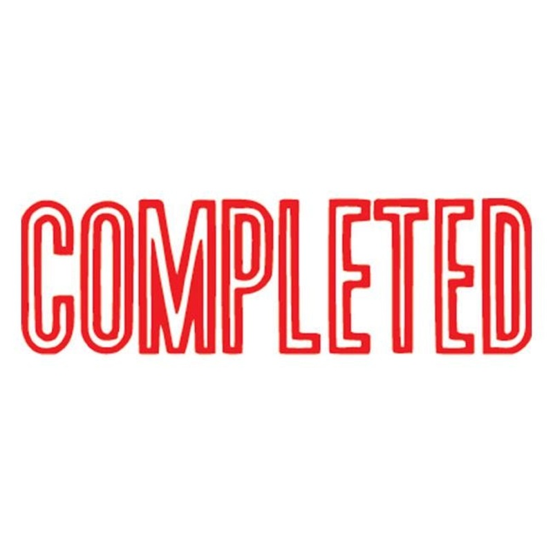 Xstamper vx-b 1026 completed hangsell red