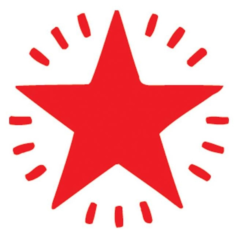 Xstamper vx-e 11365 twinkle star hangsell red
