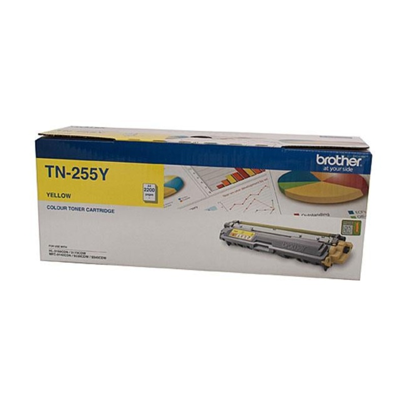 Brother TN255 Yellow Toner Cart