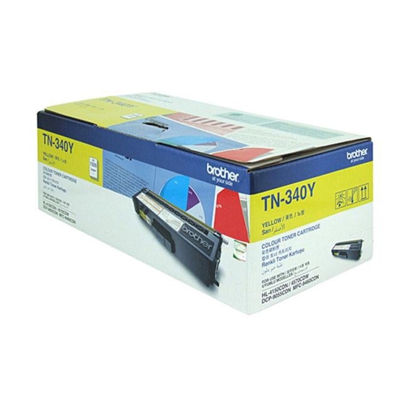 Brother TN340 Yellow Toner Cart