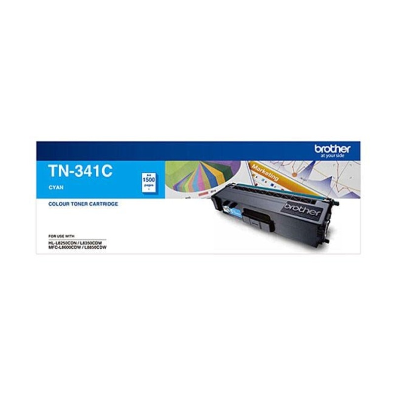 Brother TN341 Cyan Toner Cart