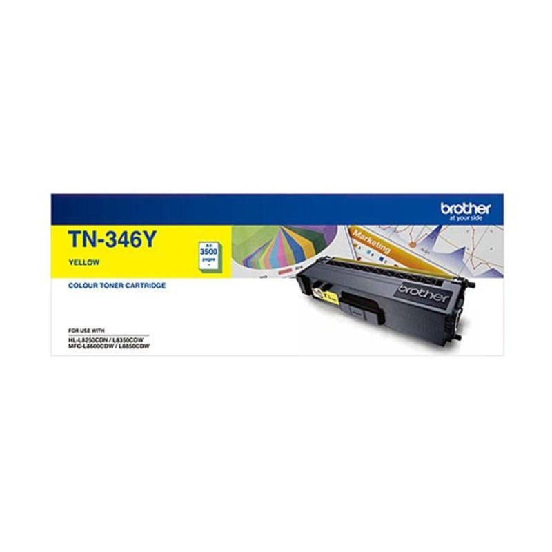 Brother TN346 Yellow Toner Cart