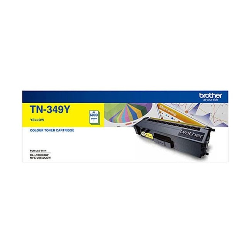 Brother TN349 Yellow Toner Cart