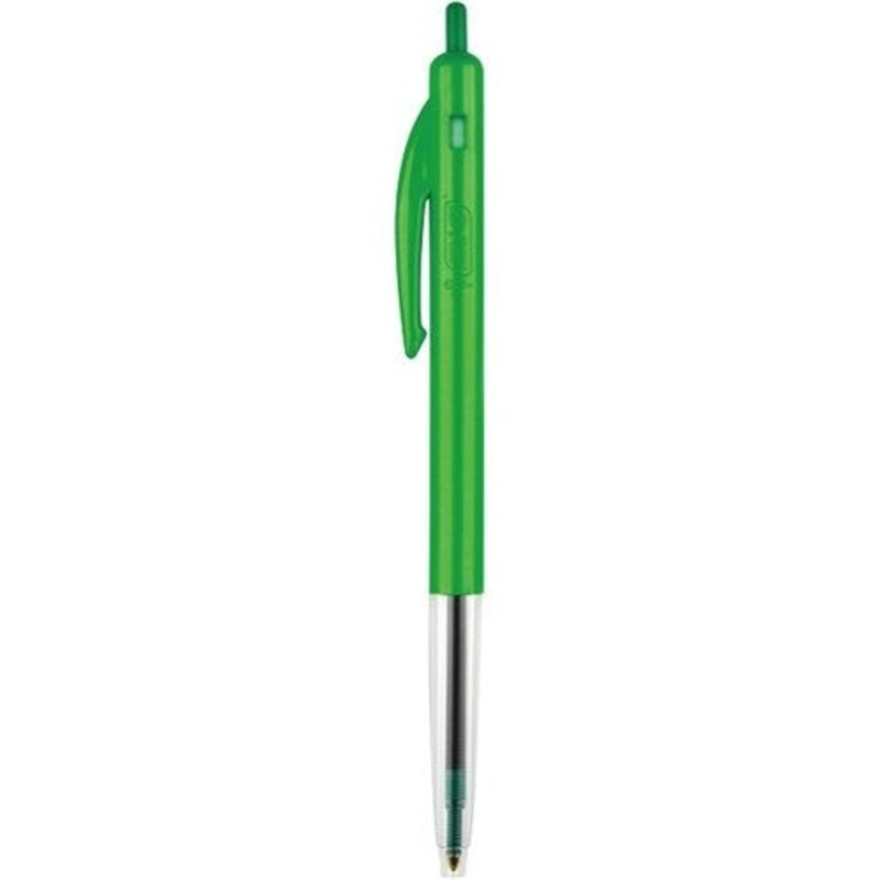 Bic Clic Xtra Life Medium Ballpoint Pen Green Single