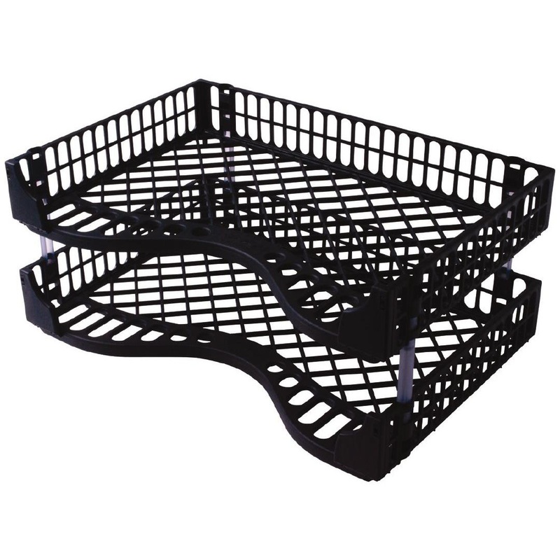 Bic Document Tray 2 Pack Black