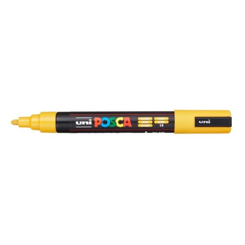 Uni Posca Marker 1.8-2.5mm Med Bullet Ochre PC-5M