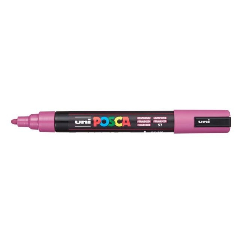 Uni Posca Marker 1.8-2.5mm Med Bullet Raspberry PC-5M