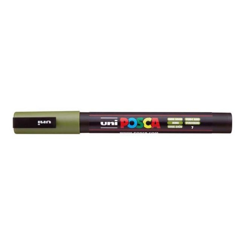 Uni Posca Marker 0.9-1.3mm Fine Khaki Green PC-3M
