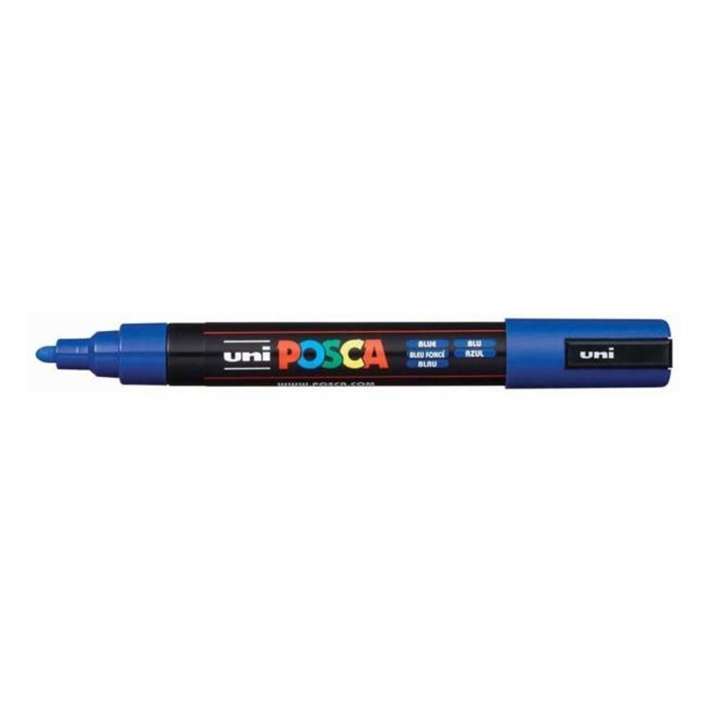 Uni Posca Marker 1.8-2.5mm Med Bullet Blue PC-5M