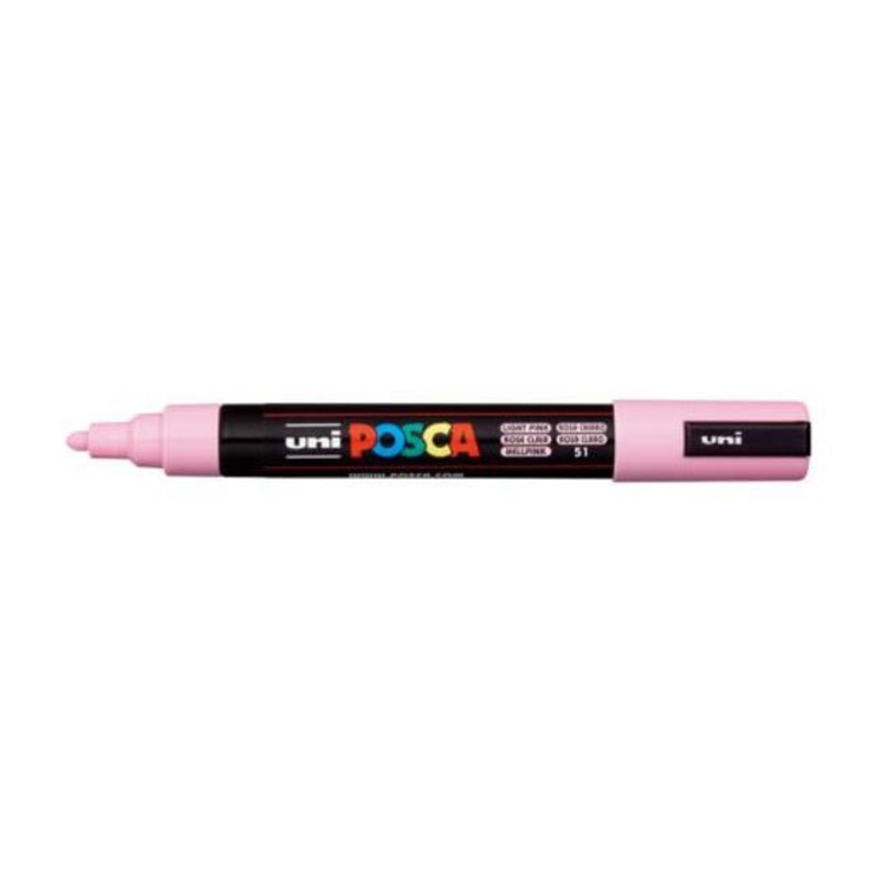 Uni Posca Marker 1.8-2.5mm Med Bullet Light Pink PC-5M