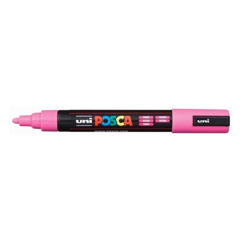 Uni Posca Marker 1.8-2.5mm Med Bullet Pink PC-5M