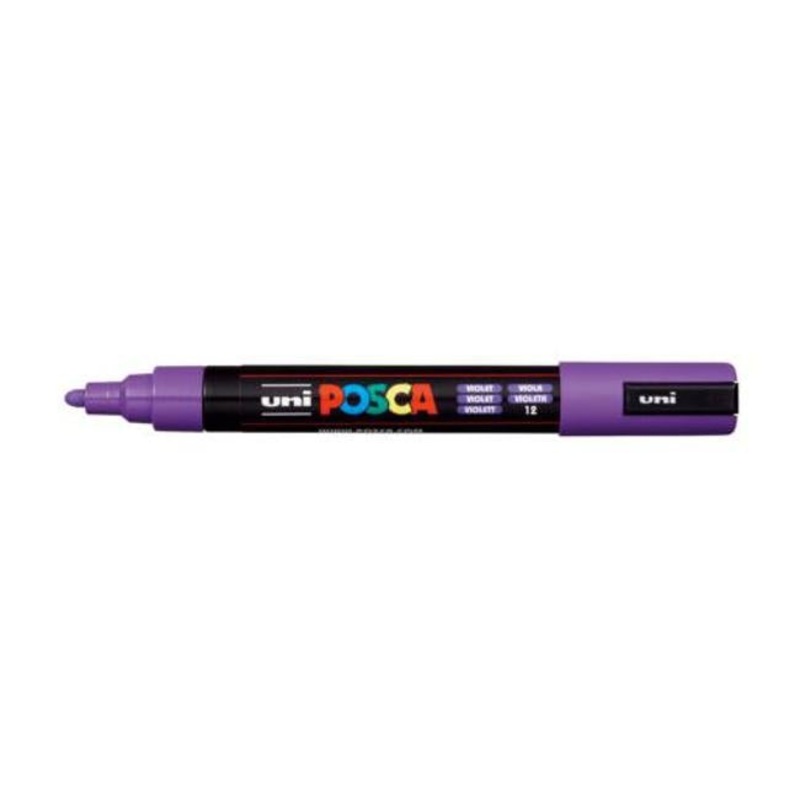 Uni Posca Marker 1.8-2.5mm Med Bullet Violet PC-5M