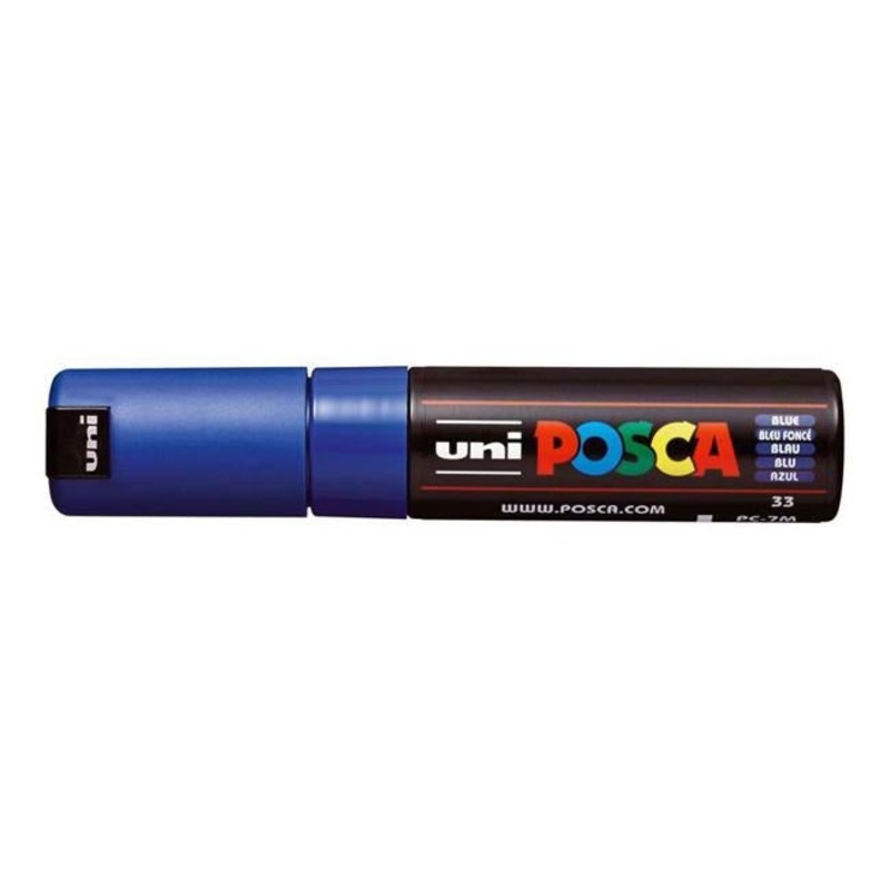 Uni Posca Marker 4.5-5.5mm Bold Bullet Blue PC-7M