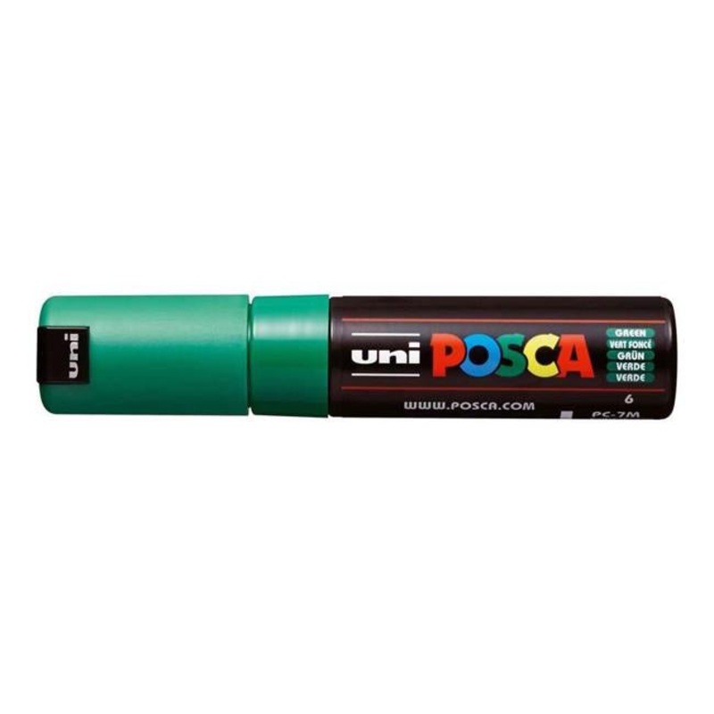 Uni Posca Marker 4.5-5.5mm Bold Bullet Green PC-7M