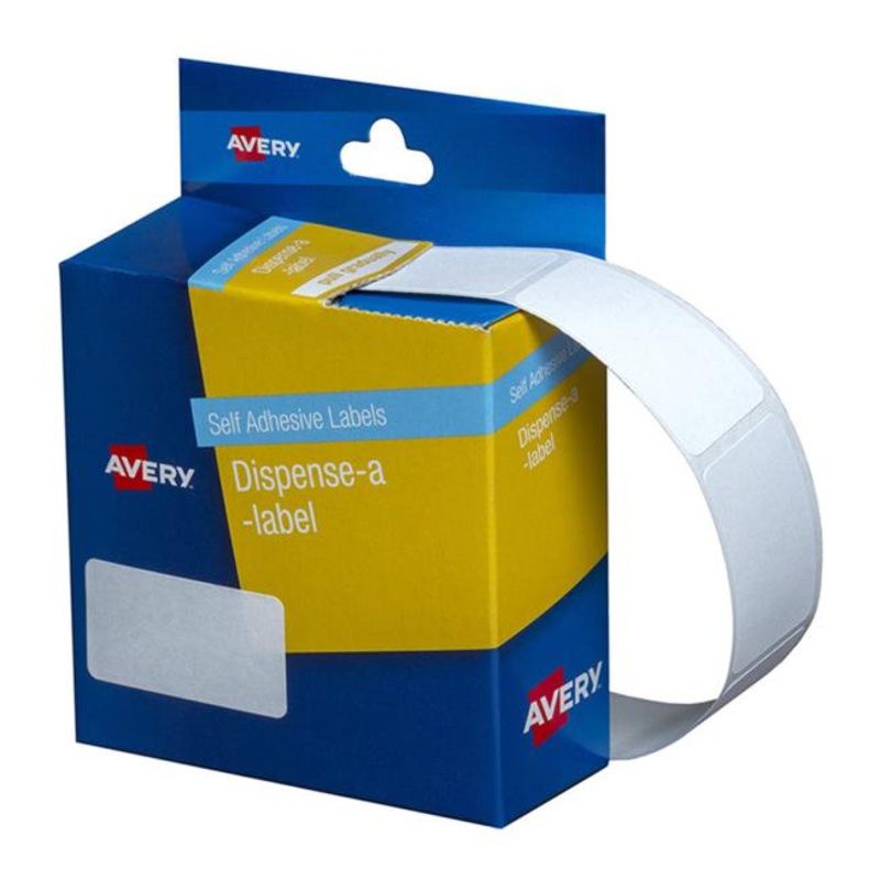 Avery Label Dispenser Dmr1936w 19x36mm White 450 Pack