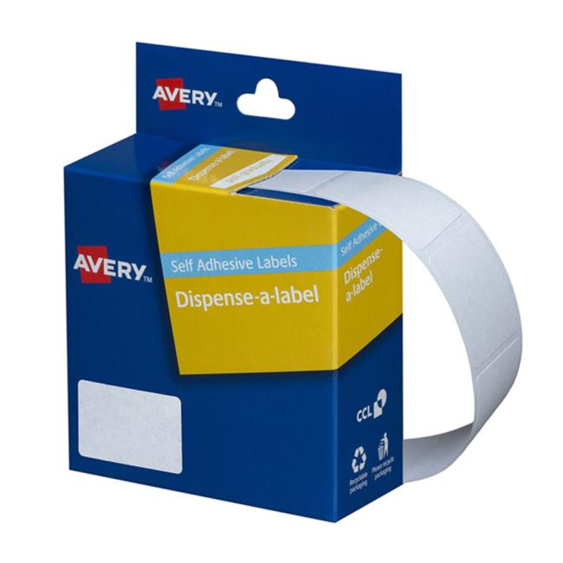 Avery Label Dispenser Dmr2432w 24x32mm White 420 Pack