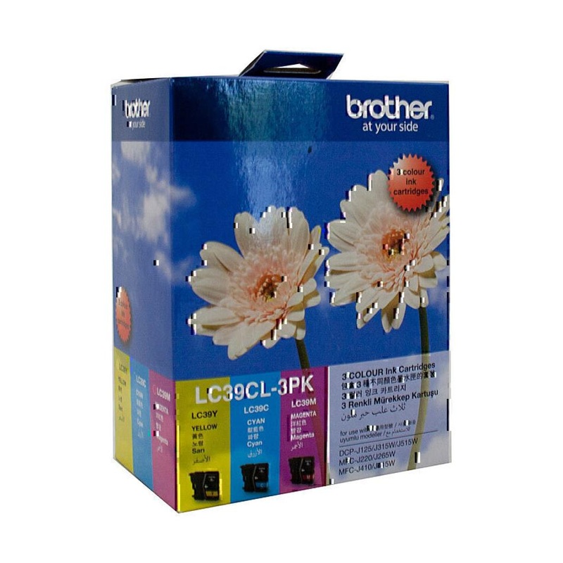 Brother LC39 CMY Colour Pack LC39CL3PK