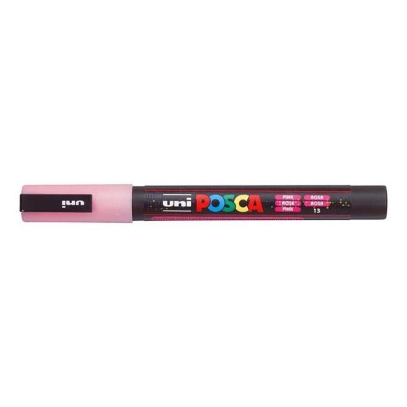 Uni Posca Marker 0.9-1.3mm Fine Glitter Pink PC-3M