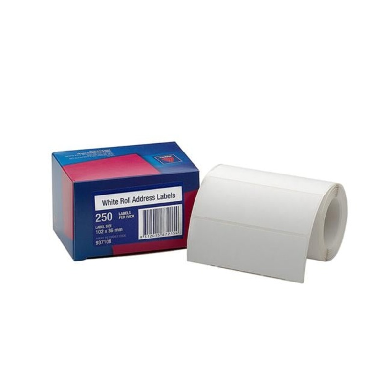 Avery Label Dispenser Dmr102.36ra Address 102x36mm 250 Pack