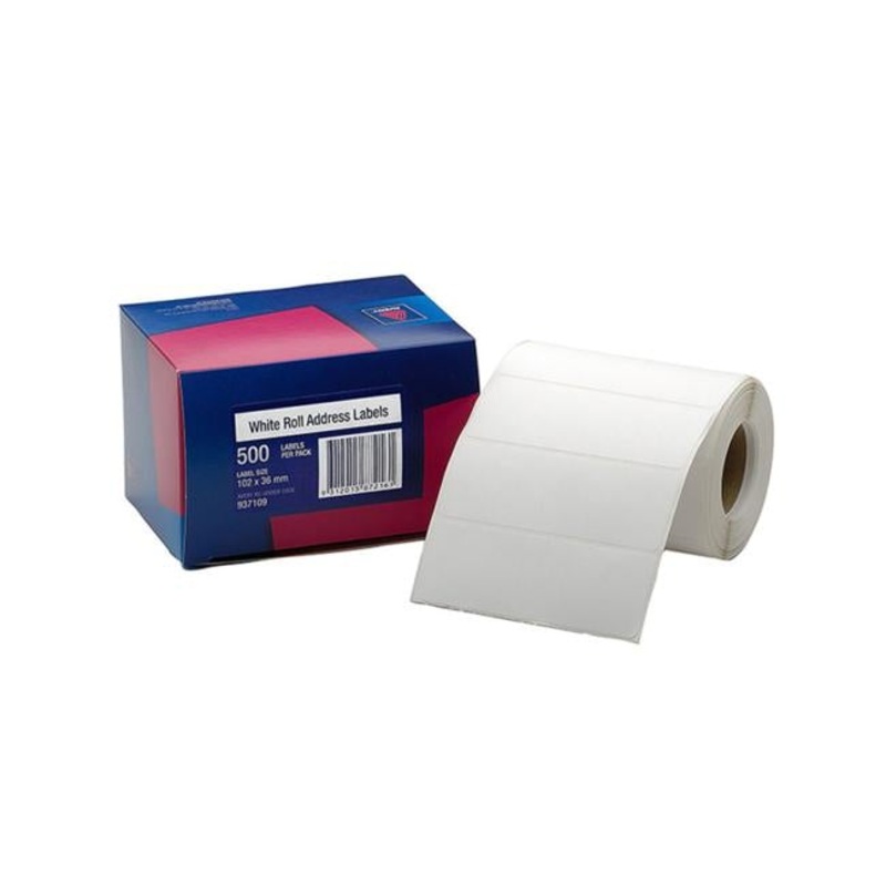 Avery Label Dispenser Dmr10236ral White 102x36mm 500 Pack