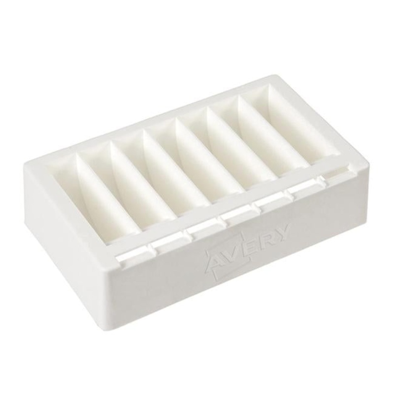 Avery Label Dispenser White   Plastic For 24mm Day Labels