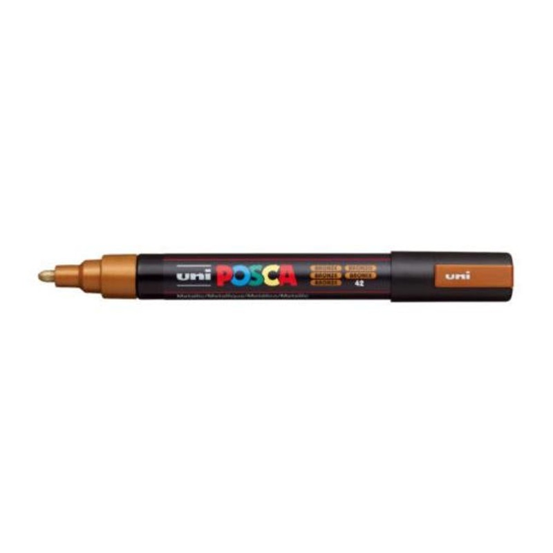 Uni Posca Marker 1.8-2.5mm Med Bullet Bronze PC-5M