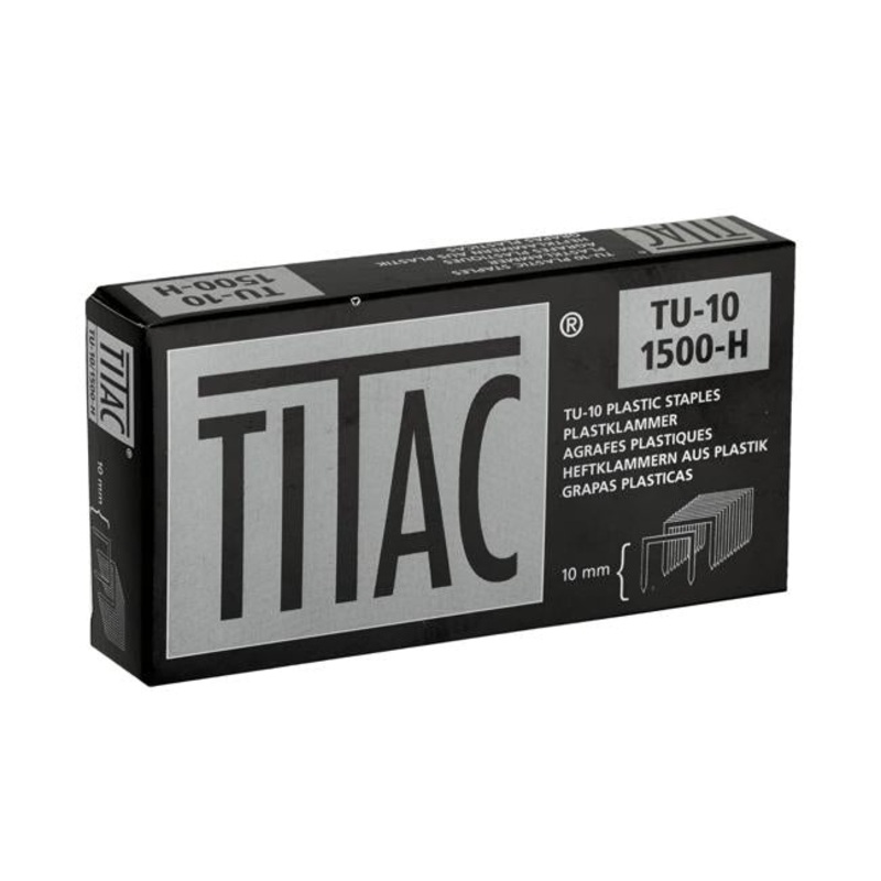 Titac Plastic U Staples TU10 Hard 1500pcs
