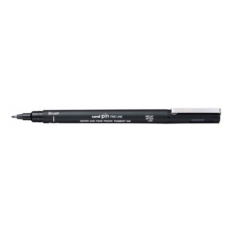 Uni Pin Fineline Permanent Brush Black BR-200