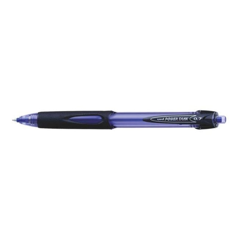 Uni Powertank 0.7mm Retractable Blue SN-227