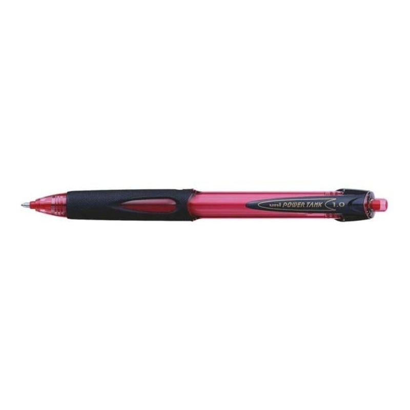 Uni Powertank 1.0mm Retractable Red SN-220
