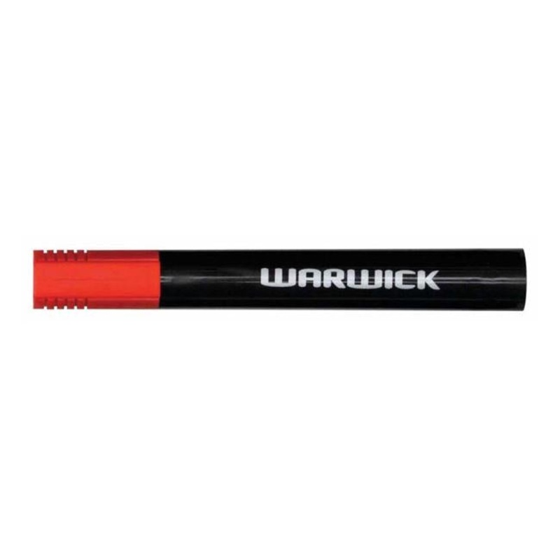 Warwick Marker Red Bullet Tip Permanent Box 12