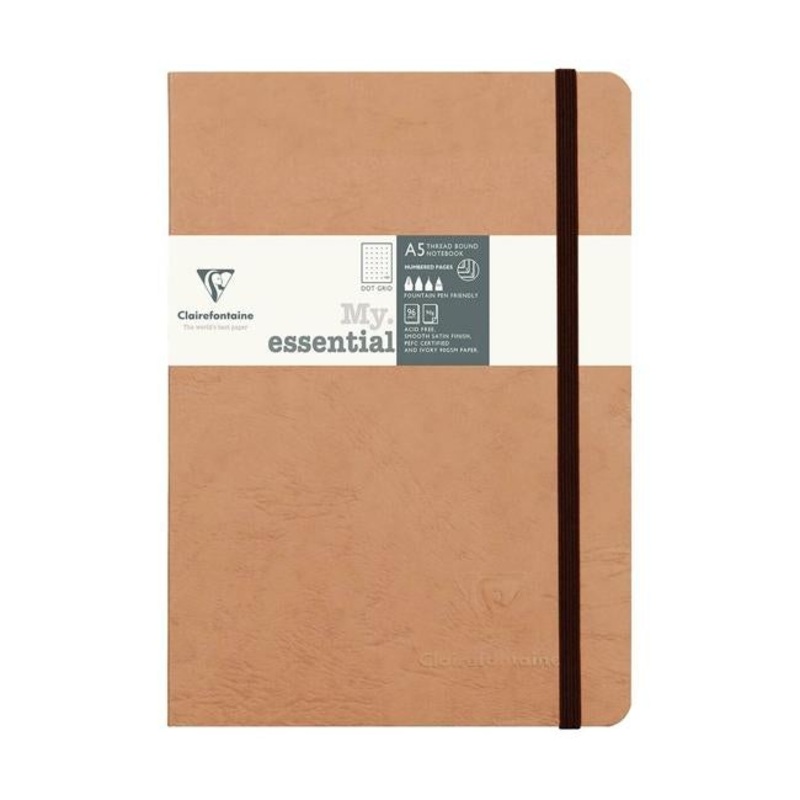 Age Bag My Essential Notebook A5 Dotted Tobacco