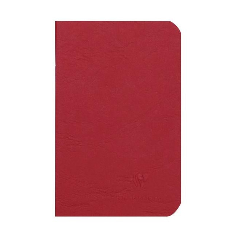 Age Bag Notebook Pocket Blank Red