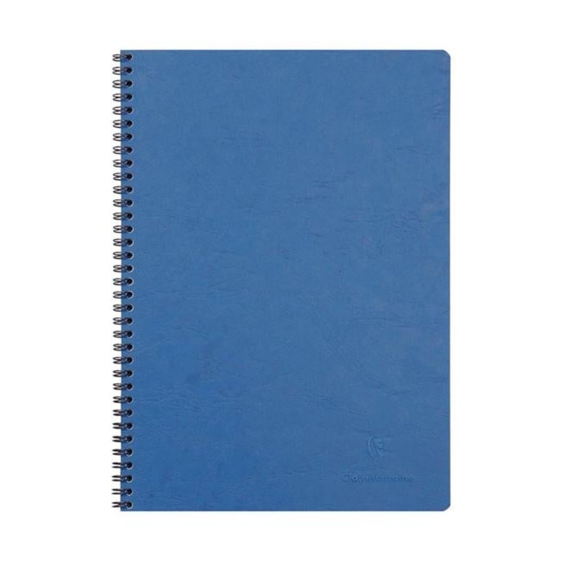 Age Bag Spiral Notebook A4 Lined Blue