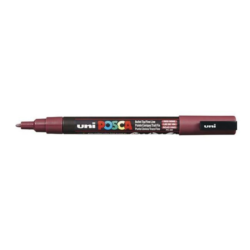 Uni Posca Marker 0.9-1.3mm Fine Red Wine PC-3M
